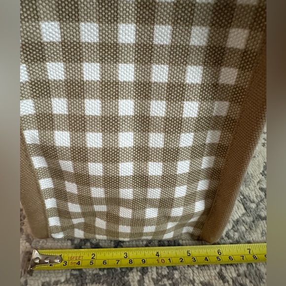 J.Crew Beige & Ivory Canvas Structured Tote With Tassels 🥰 - Picture 14 of 16